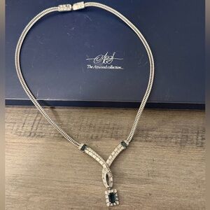 Atwood & Sawyer Statement Necklace Rhinestone in Case the Atwood Collection